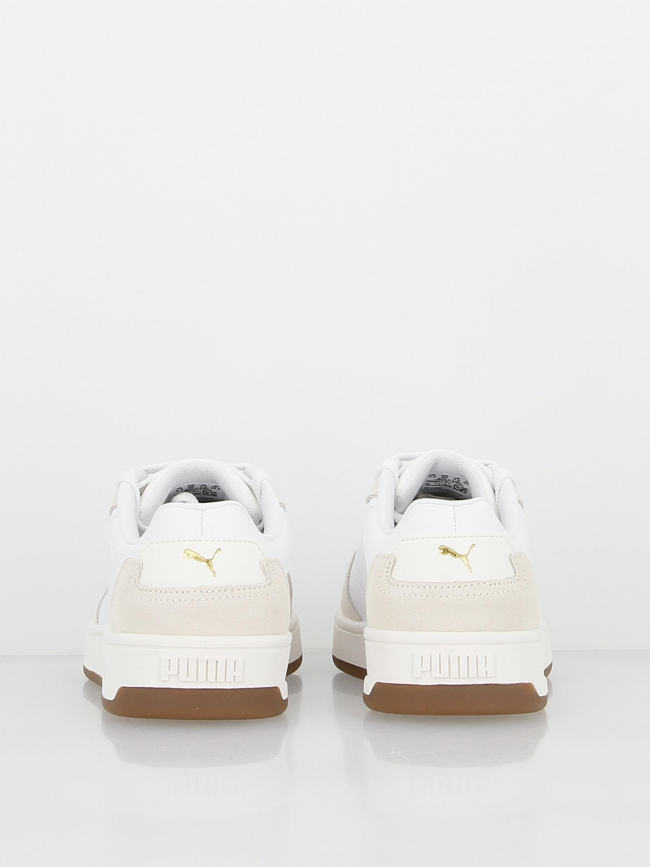 Baskets court classic lux blanc homme - Puma