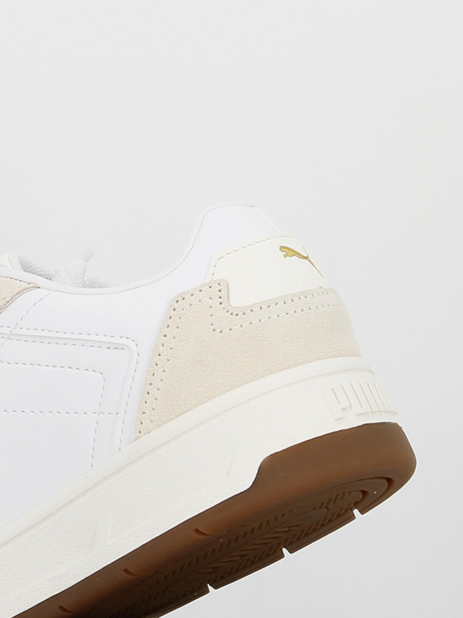 Baskets court classic lux blanc homme - Puma