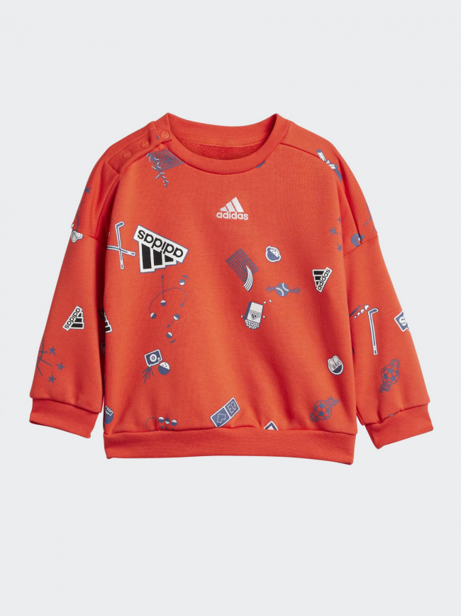 Survêtement bluv rouge enfant - Adidas