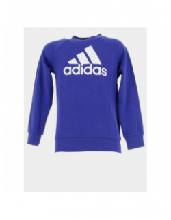 Ensemble jogging badge of sport bleu gris enfant - Adidas