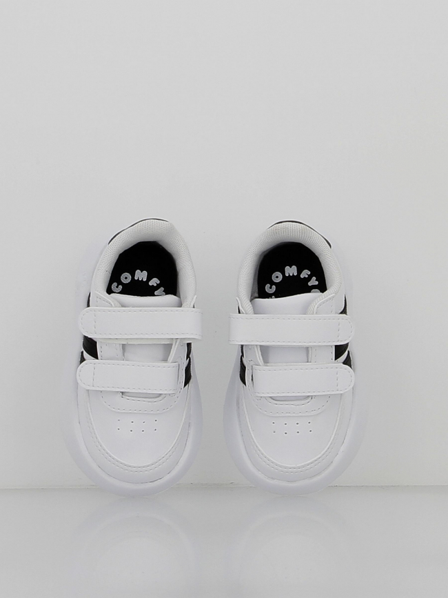 Baskets à scratch breaknet 2.0 noir blanc enfant - Adidas