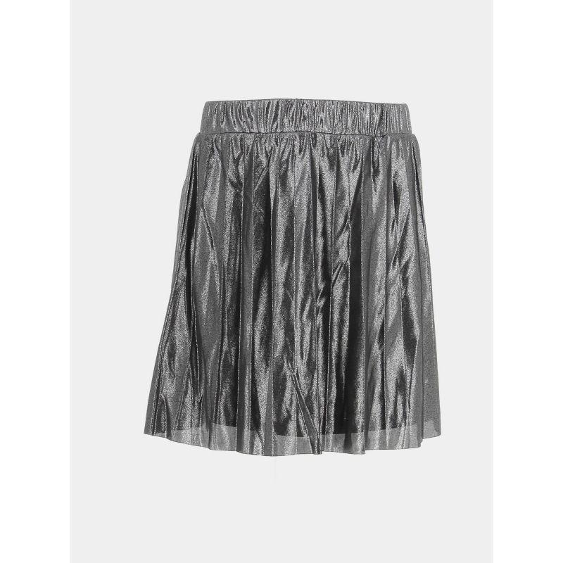 Jupe plissée koghailey pleated argenté fille - Only