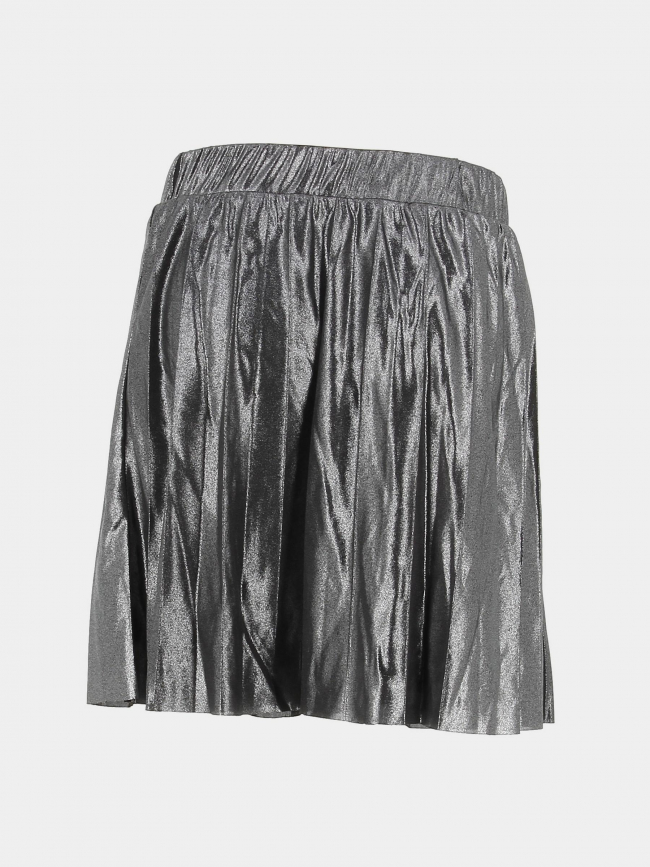 Jupe plissée koghailey pleated argenté fille - Only