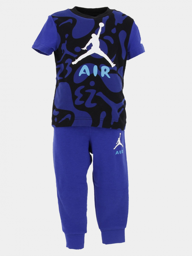 Ensemble jogging t-shirt logo bleu enfant - Jordan