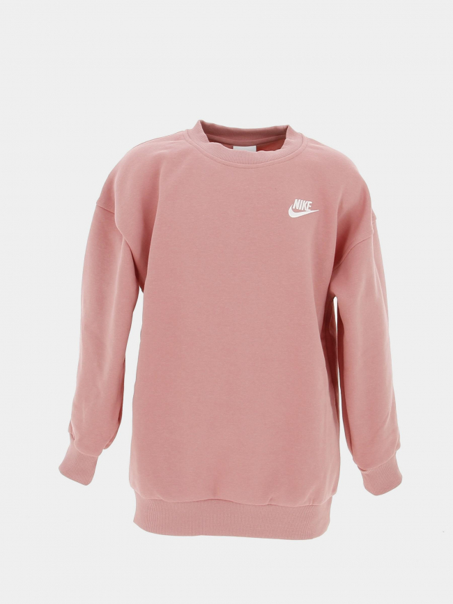 Sweat nsw club oversize crew rose fille - Nike