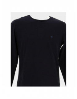 T-shirt manches longues twist bleu homme - Benson & Cherry