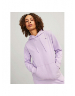 Sweat à capuche abbie relax violet femme - Jjxx