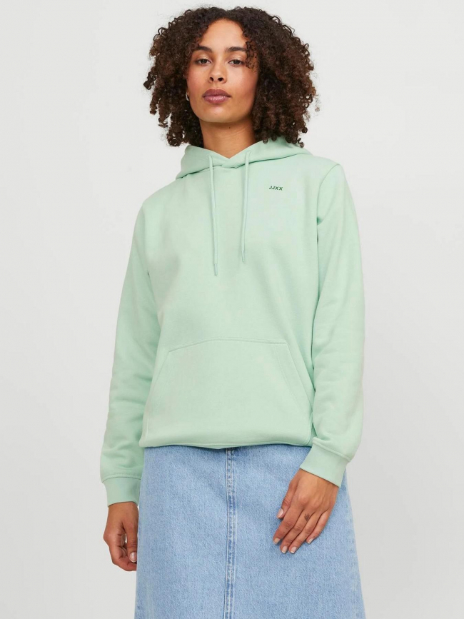 Sweat à capuche abbie relax vert clair femme - Jjxx