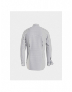 Chemise flex mini print blanc homme - Tommy Hilfiger