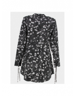 Robe diner floral noir femme - Calvin Klein Jeans