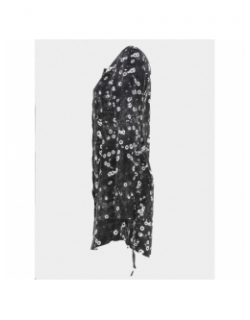 Robe diner floral noir femme - Calvin Klein Jeans