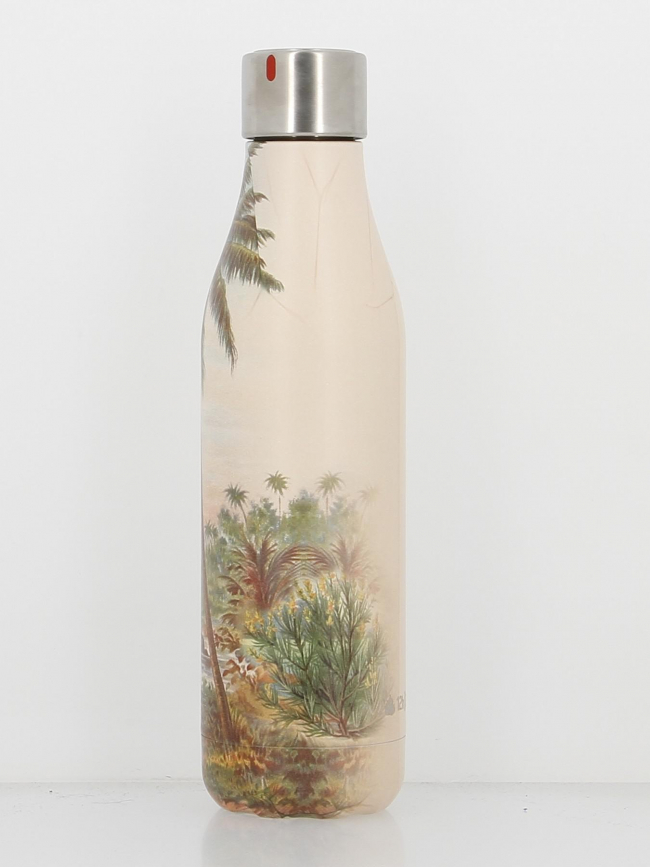 Gourde isotherme time up beach 750ml beige - Les Artistes