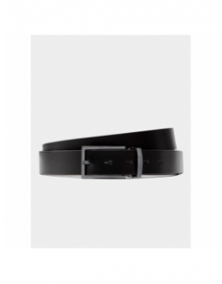 Ceinture cuir boucle interchangeable geffi noir homme - Hugo