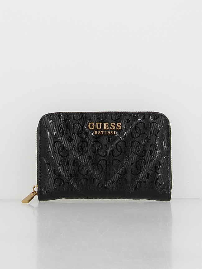 Portefeuille medium jania noir femme - Guess