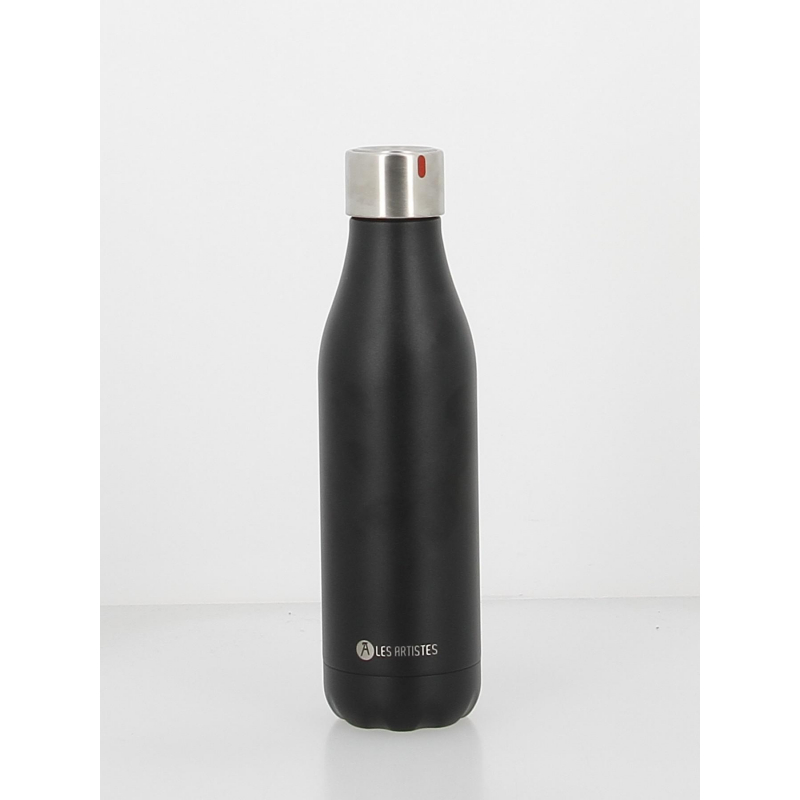 Gourde isotherme time up 500ml mat noir - Les Artistes