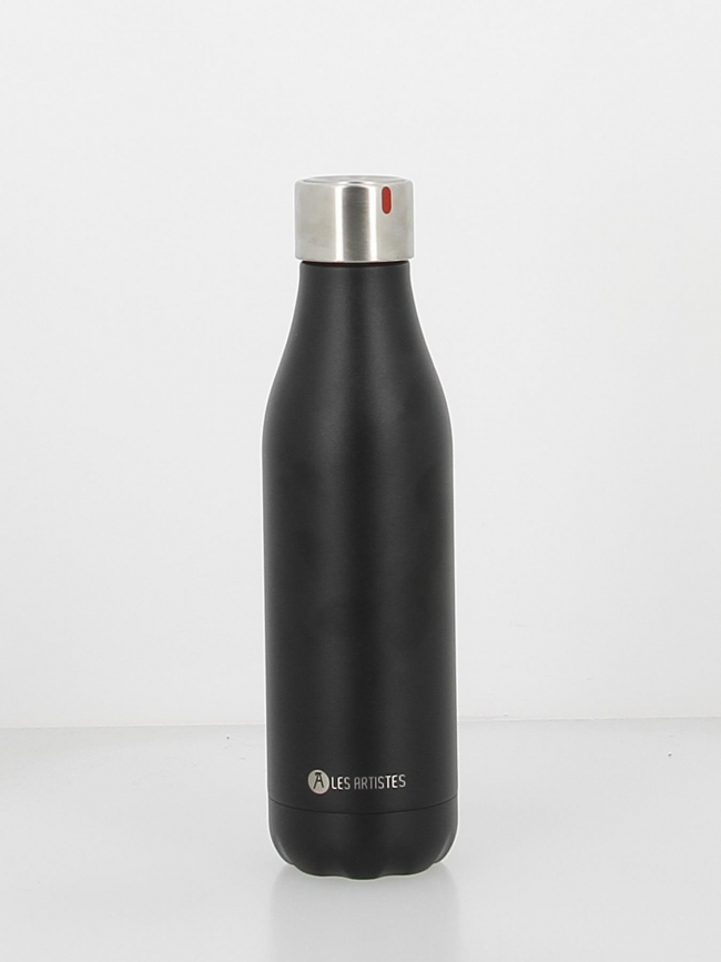 Gourde isotherme time up 500ml mat noir - Les Artistes