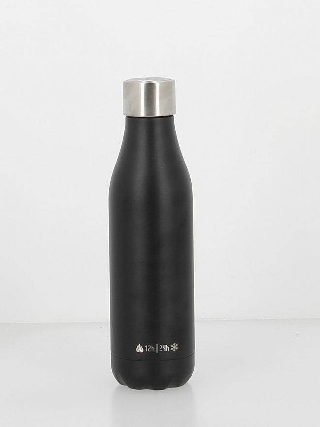 Gourde isotherme time up 500ml mat noir - Les Artistes