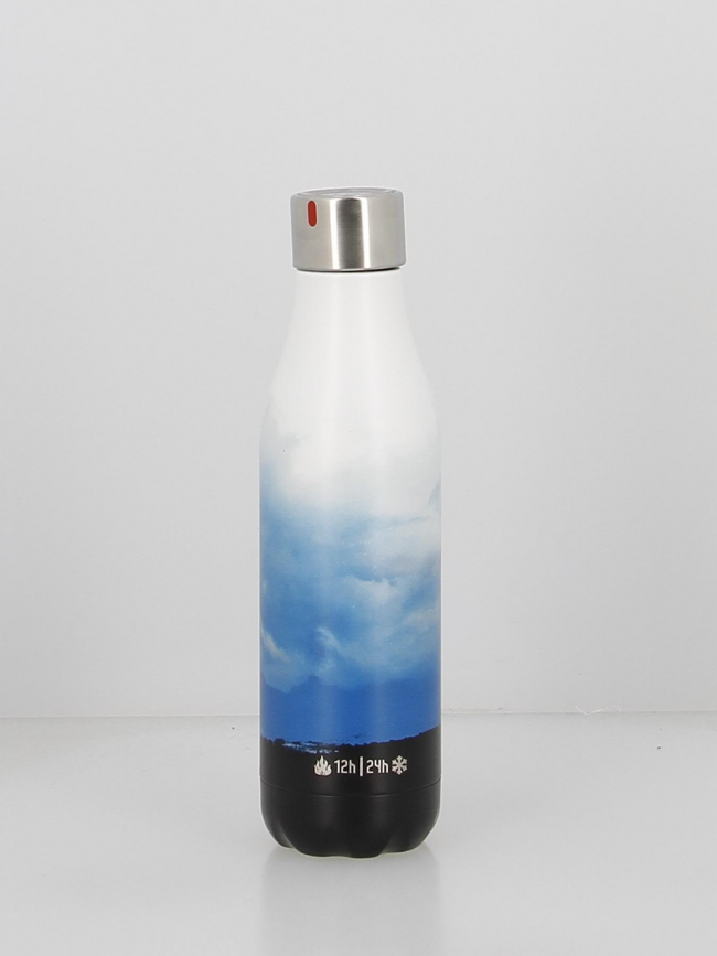 Gourde isotherme time up skyfall mat 500ml bleu - Les Artistes