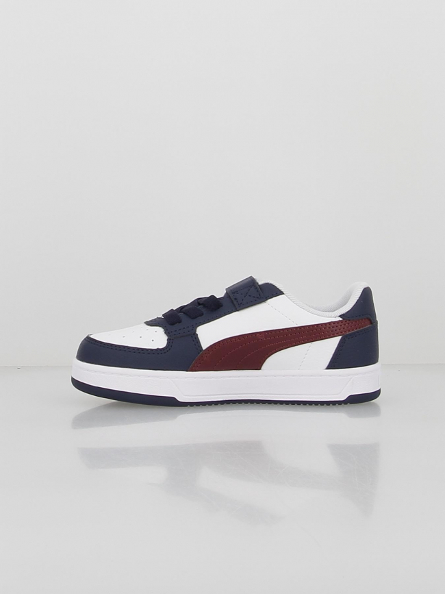 Baskets à scratch caven 2 ps bleu blanc enfant - Puma