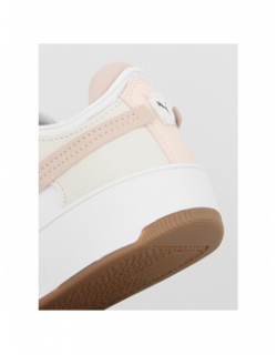 Baskets plateforme carina street blanc beige femme - Puma