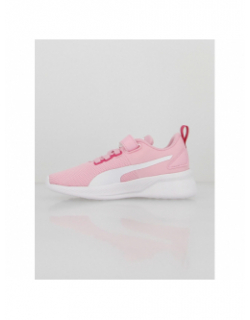 Baskets à scratch flyer runner ps fuchsia rose fille - Puma