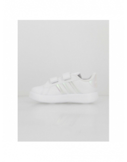 Baskets à scratch grand court 2.0 blanc enfant - Adidas