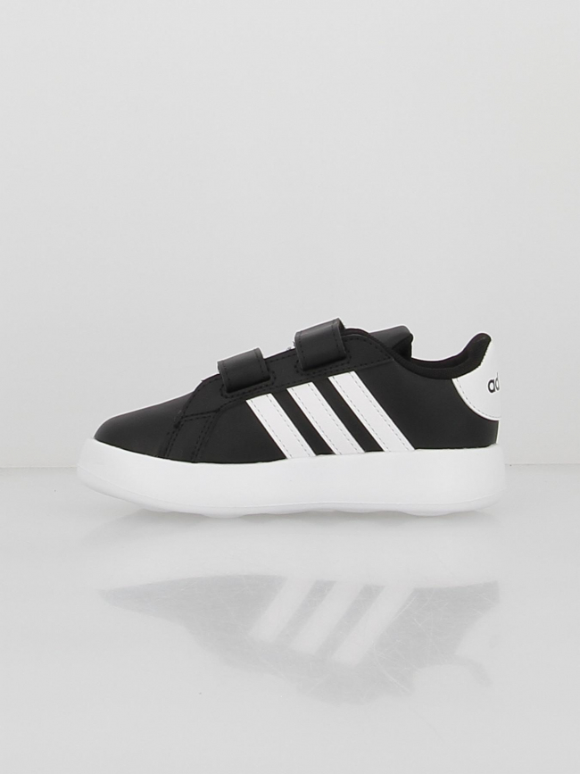 Baskets à scratch grand court 2.0 noir enfant - Adidas