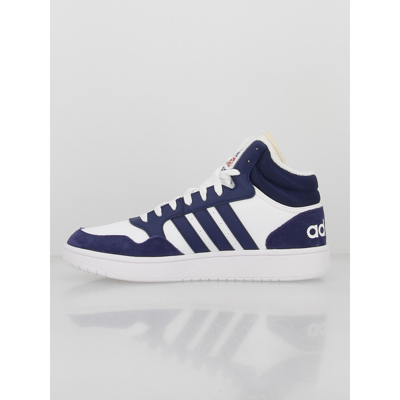 Baskets montantes hoops 3.0 bleu marine homme - Adidas