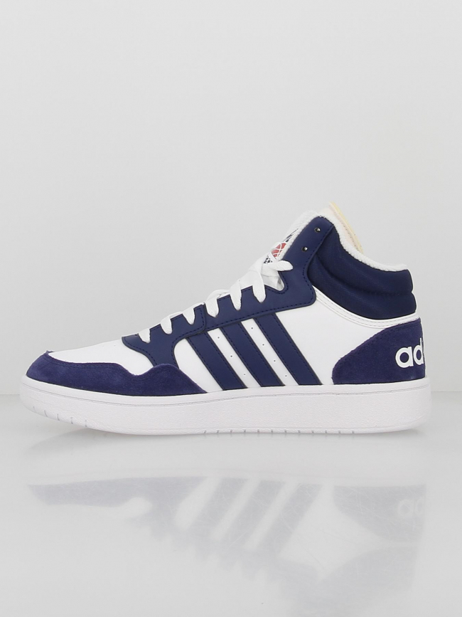 Baskets montantes hoops 3.0 bleu marine homme - Adidas