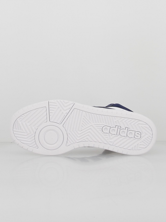 Baskets montantes hoops 3.0 bleu marine homme - Adidas