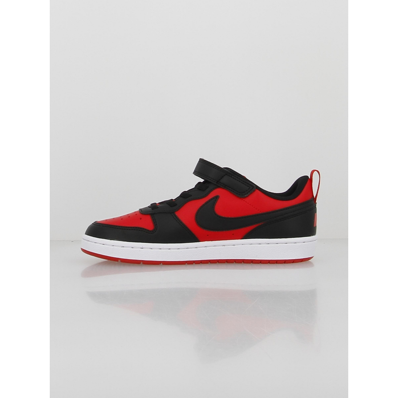 Baskets à scratch court borough ps noir rouge enfant - Nike
