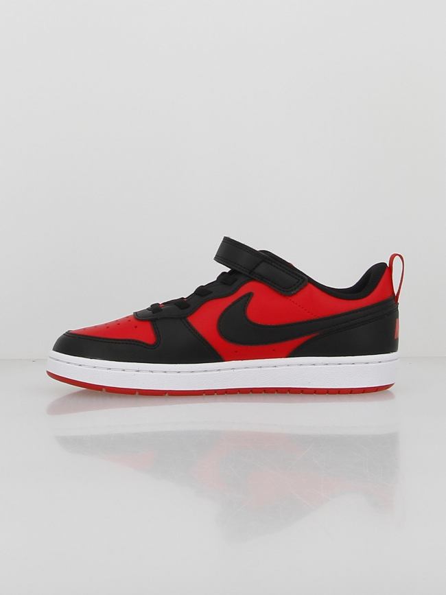 Baskets à scratch court borough ps noir rouge enfant - Nike