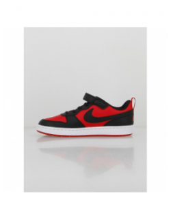 Baskets à scratch court borough ps noir rouge enfant - Nike
