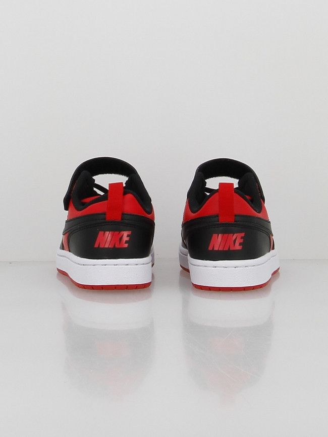 Baskets à scratch court borough ps noir rouge enfant - Nike