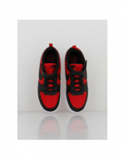 Baskets à scratch court borough ps noir rouge enfant - Nike