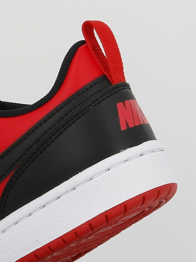 Baskets à scratch court borough ps noir rouge enfant - Nike