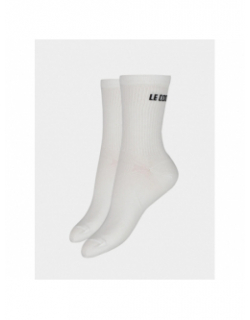 Pack 2 paires de chaussettes hautes blanc - Le Coq Sportif