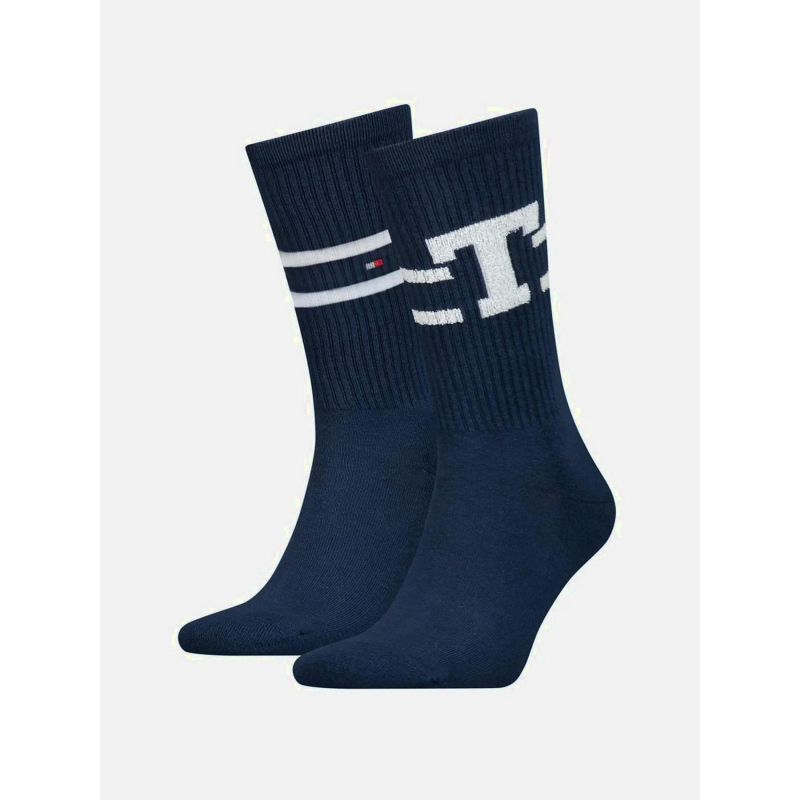 Pack 2 paires de chaussettes sport bleu homme - Tommy Hilfiger