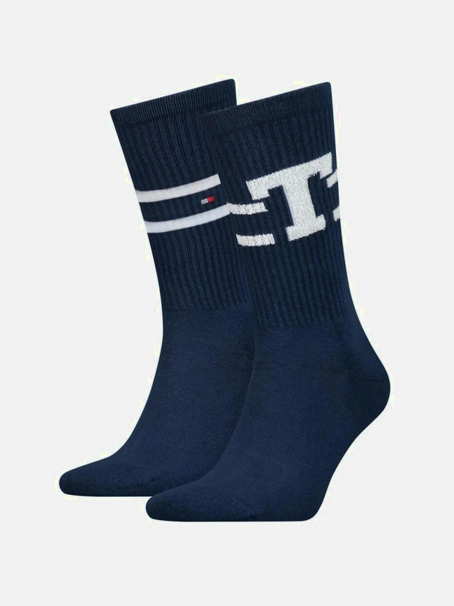 Pack 2 paires de chaussettes sport bleu homme - Tommy Hilfiger