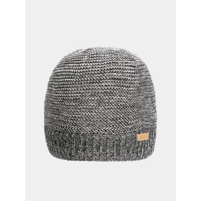 Bonnet doublé fourré timeo gris homme - Cairn