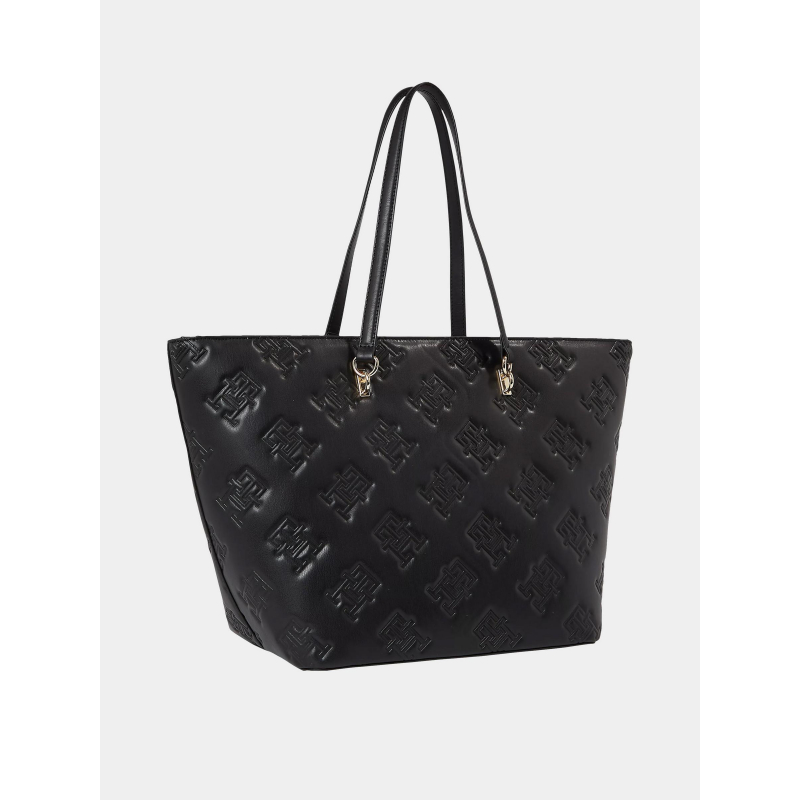 Sac à main cabas refined noir femme Tommy Hilfiger