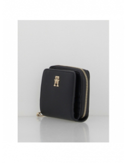 Portefeuille iconic medium za noir femme - Tommy Hifiger