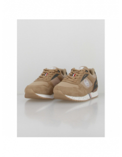 Baskets chamonix beige homme - Serge Blanco