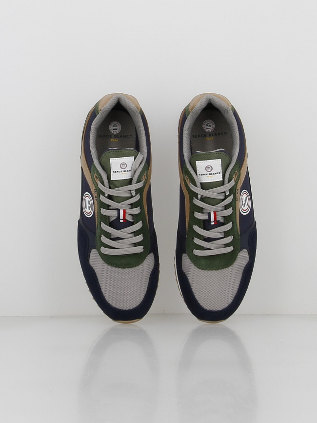 Baskets chamonix bleu marine homme - Serge Blanco