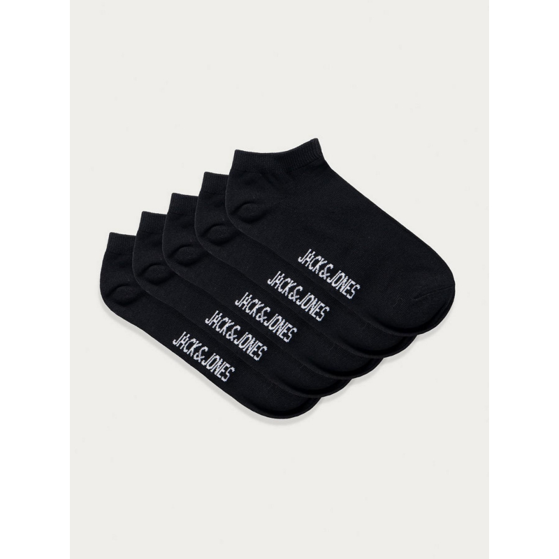 Pack 5 paires de chaussettes dongo noir homme - Jack & Jones