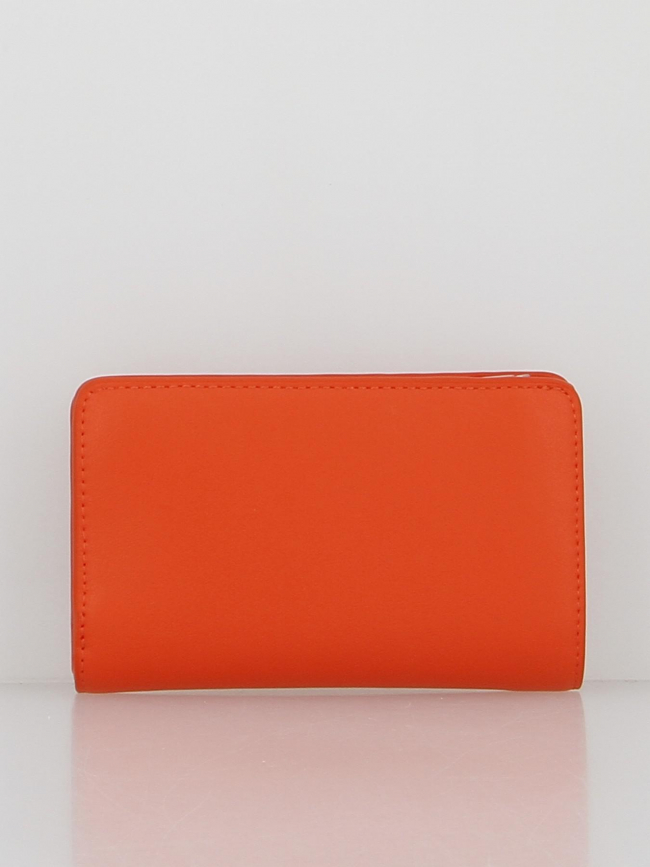 Portefeuille re-lock bifold orange femme - Calvin Klein