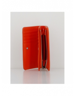 Portefeuille re-lock bifold orange femme - Calvin Klein