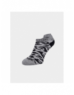 Pack 2 paires de chaussettes leopard gris femme - Calvin Klein