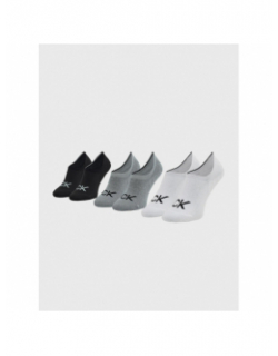 Pack 3 paires de chaussettes invisible homme - Calvin Klein