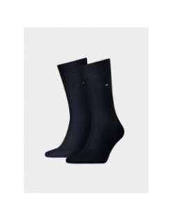 Pack 2 paires de chaussettes classic bleu homme - Tommy Hilfiger